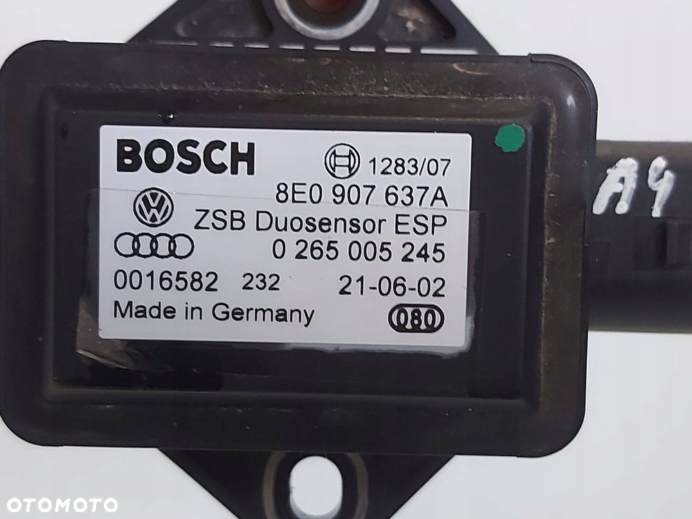 AUDI A4 B6 2,5TDI STEROWNIK CZUJNIK ESP 8E0907637A - 2