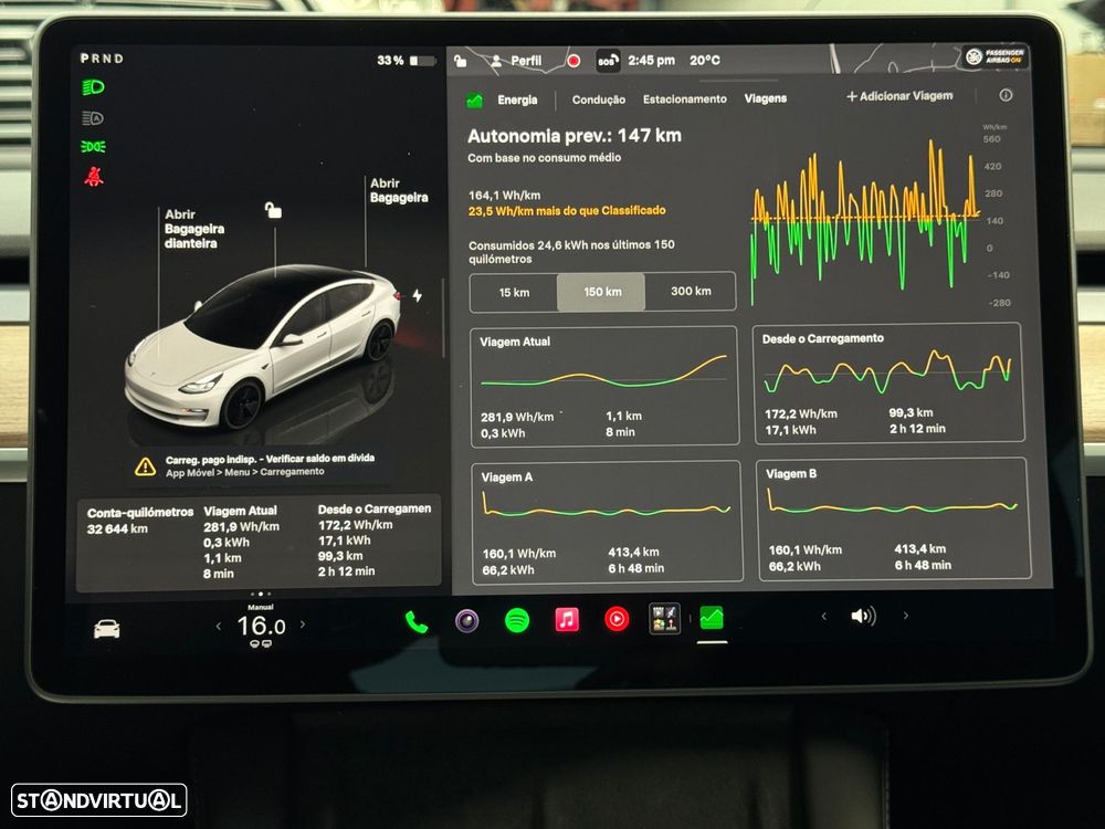 Tesla Model 3 Long Range Tração Traseira - 42