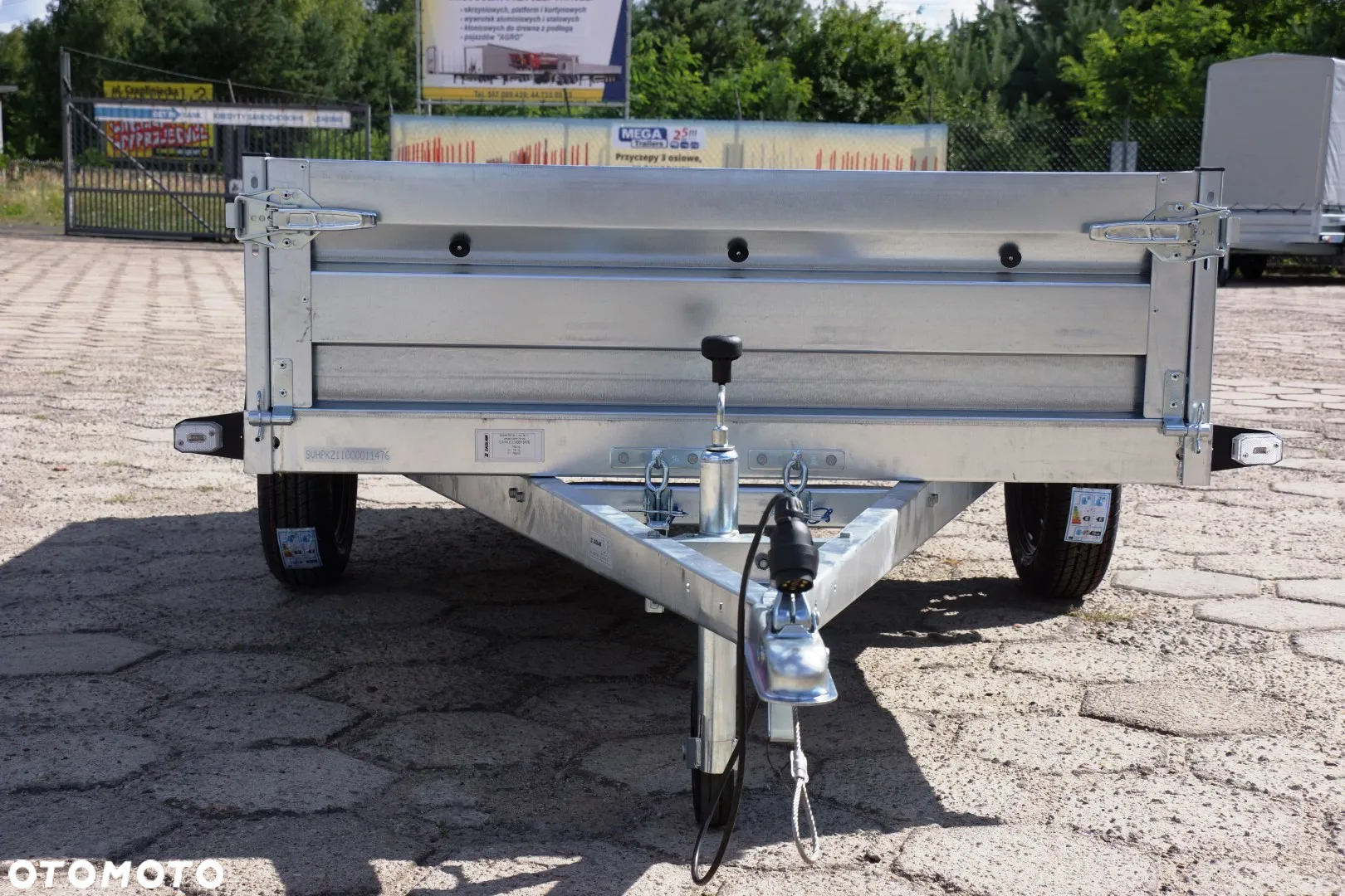 Zaslaw 1 oś, przyczepa towarowa MOCNA I SOLDNA DMC 750 KG - 7