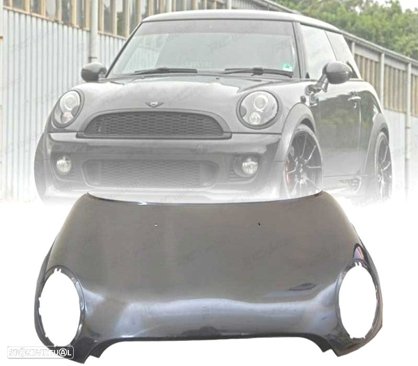 CAPÔ MINI COOPER R55 R56 R57 06-10 CARBONO