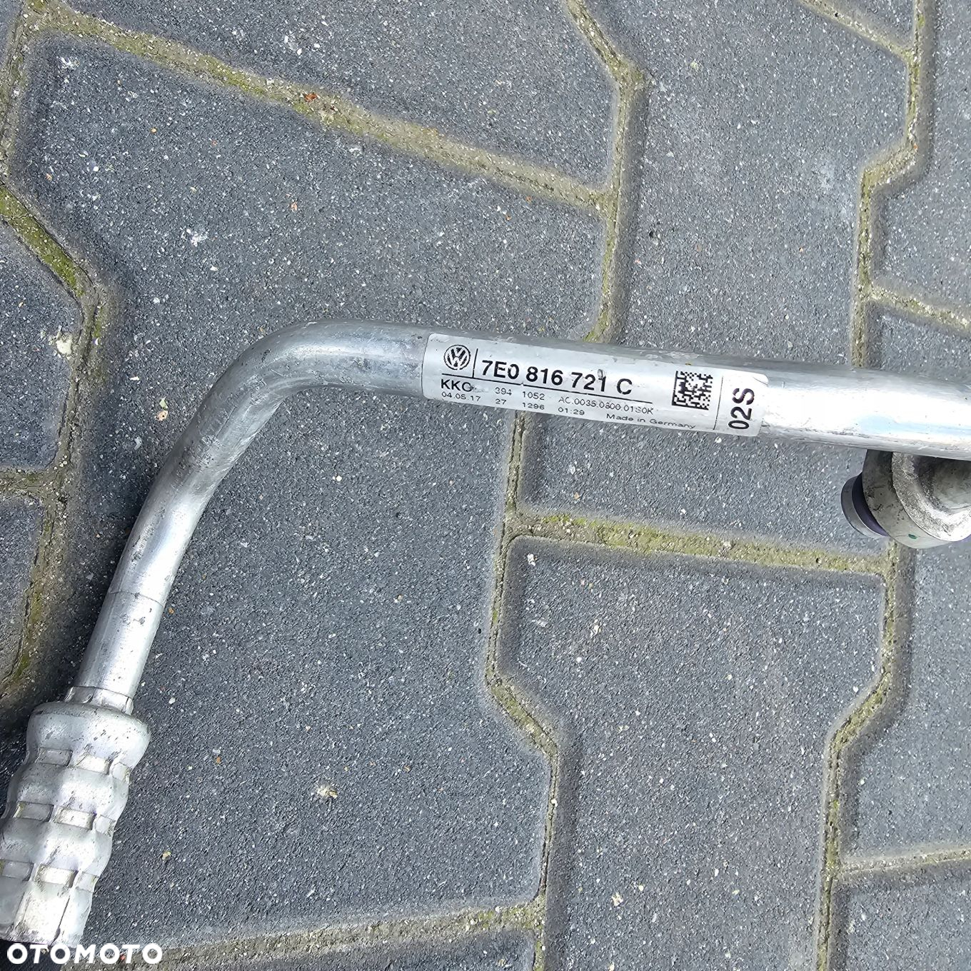 VW T6 przewód wąż klimatyzacji 7E0816721C - 2