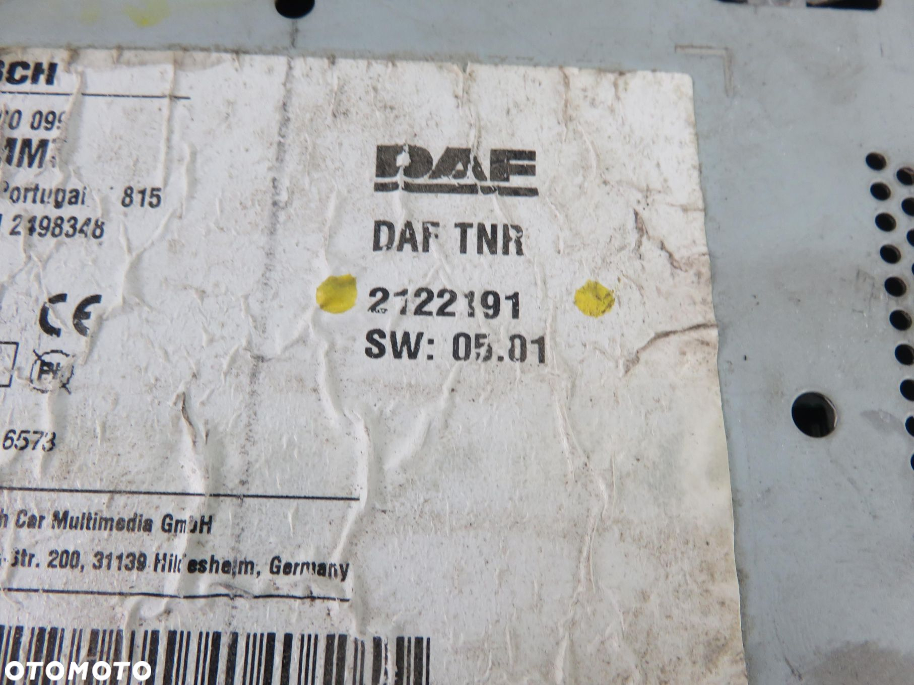 RADIO DAF CF 2122191 - 13