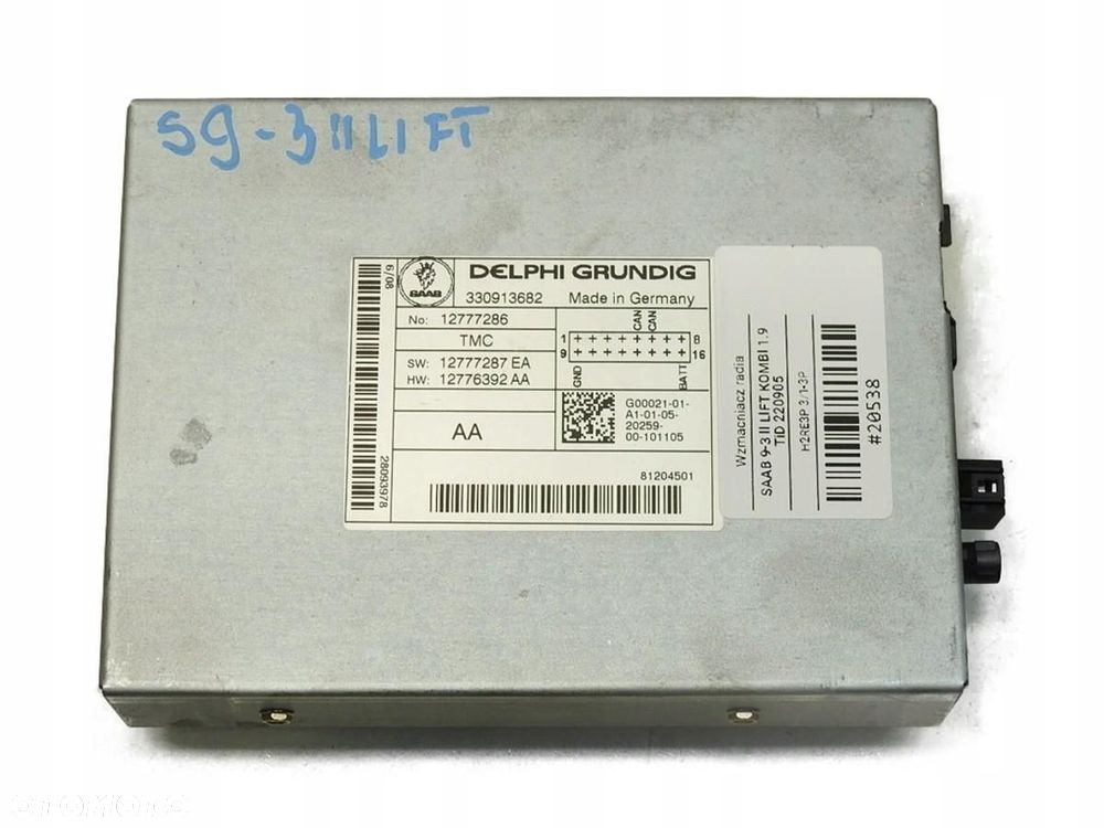 WZMACNIACZ RADIA SAAB 9-3 II LIFT 12777286 - 1