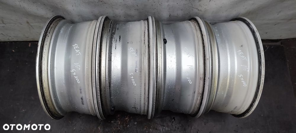 FELGI ALUMINIOWE 5x100 6.5J x16 CALI ET 43 fi 57.1 VW SEAT SKODA RONAL 4 SZTUKI KOMPLET - 13