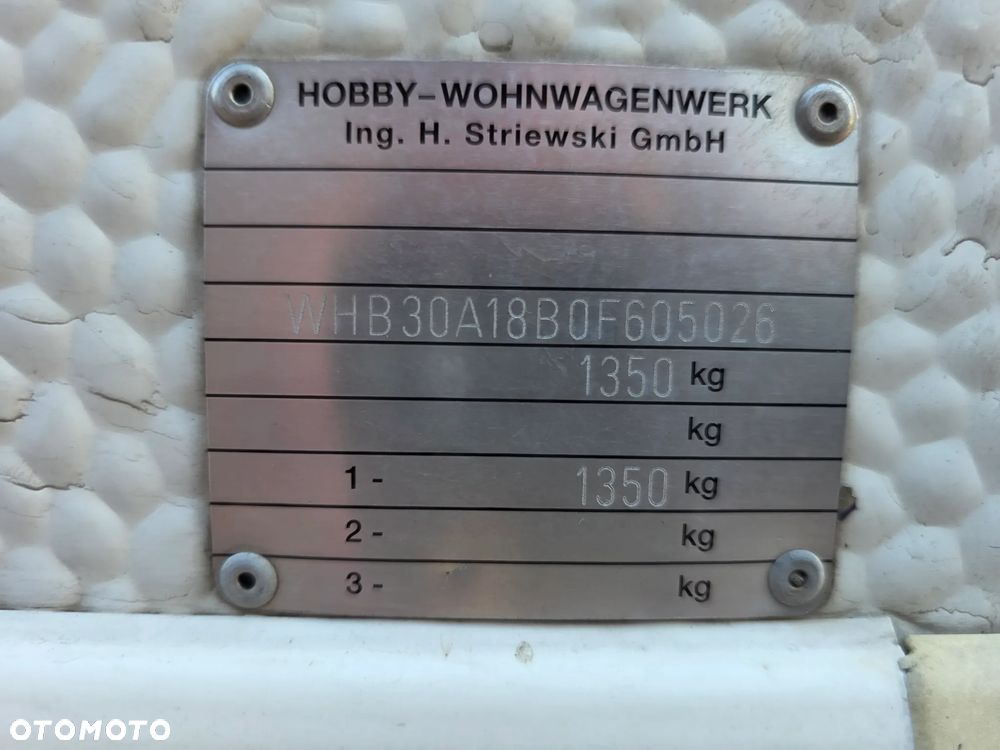 Hobby 400 Klima 1350dmc 400kg ładowności - 19