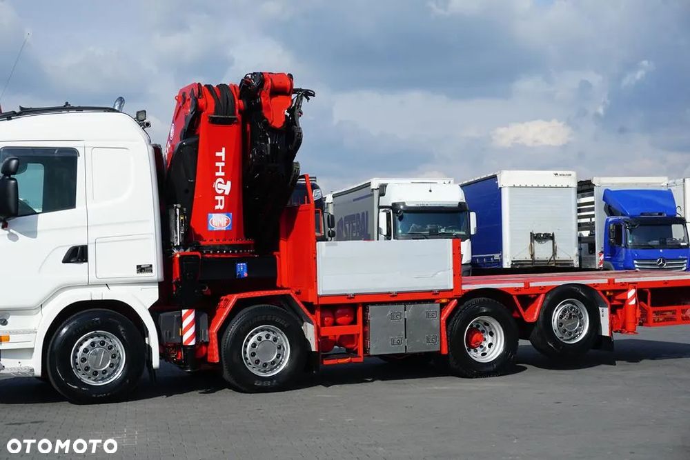 Scania G 480 / 8 X 2 / SKRZYNIOWY + HDS / HMF THOR - O K6 + JIB FJ 2000 K6 / WYSIĘG 33,5 M - 18