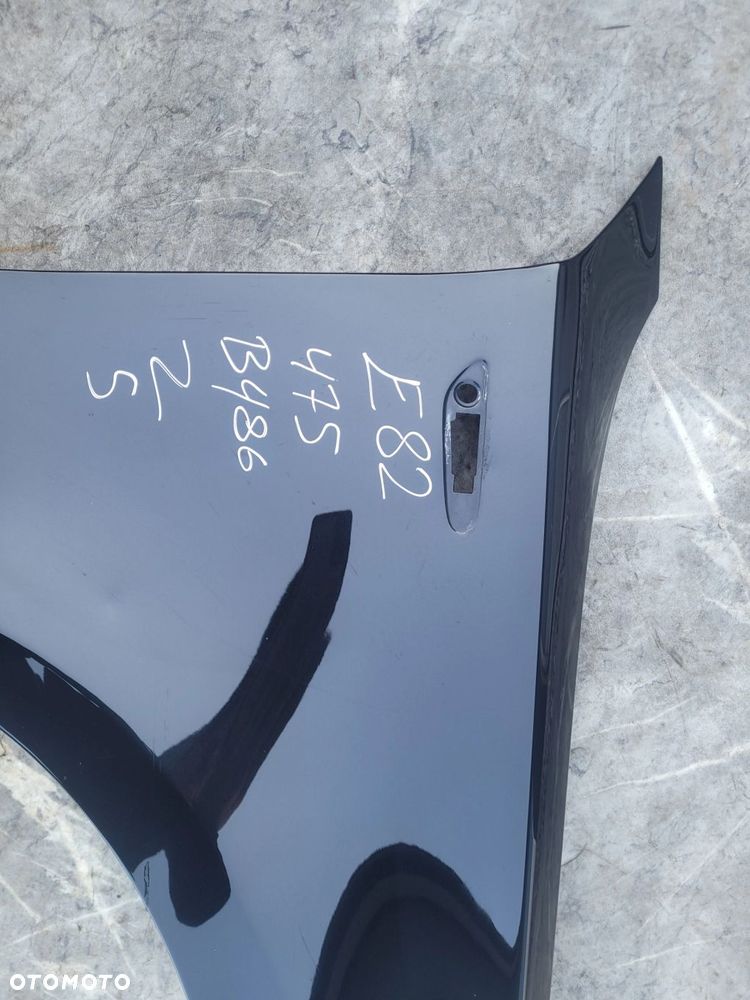 BŁOTNIK PRAWY PRZÓD PRZEDNI BMW E81 E82 E87 E88 475 BLACKSAPPHIRE B486 - 3