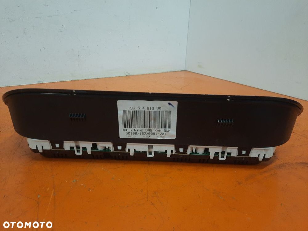 CITROEN C5 I 2.0MT 140KM 01-04 LIFTBACK ZEGARY LICZNIK 9651481380 - 6