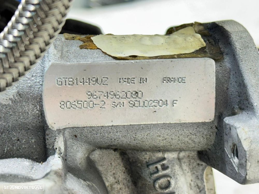 Turbo PEUGEOT 508 I 2.0 HDi 9674962080 MOTOR RH02 - 5