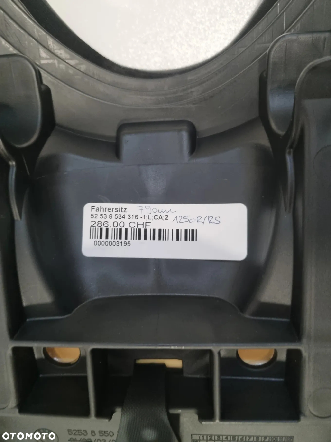 Fotel Kanapa siedzenie BMW K53 R 1200 R  52538534316 - 2