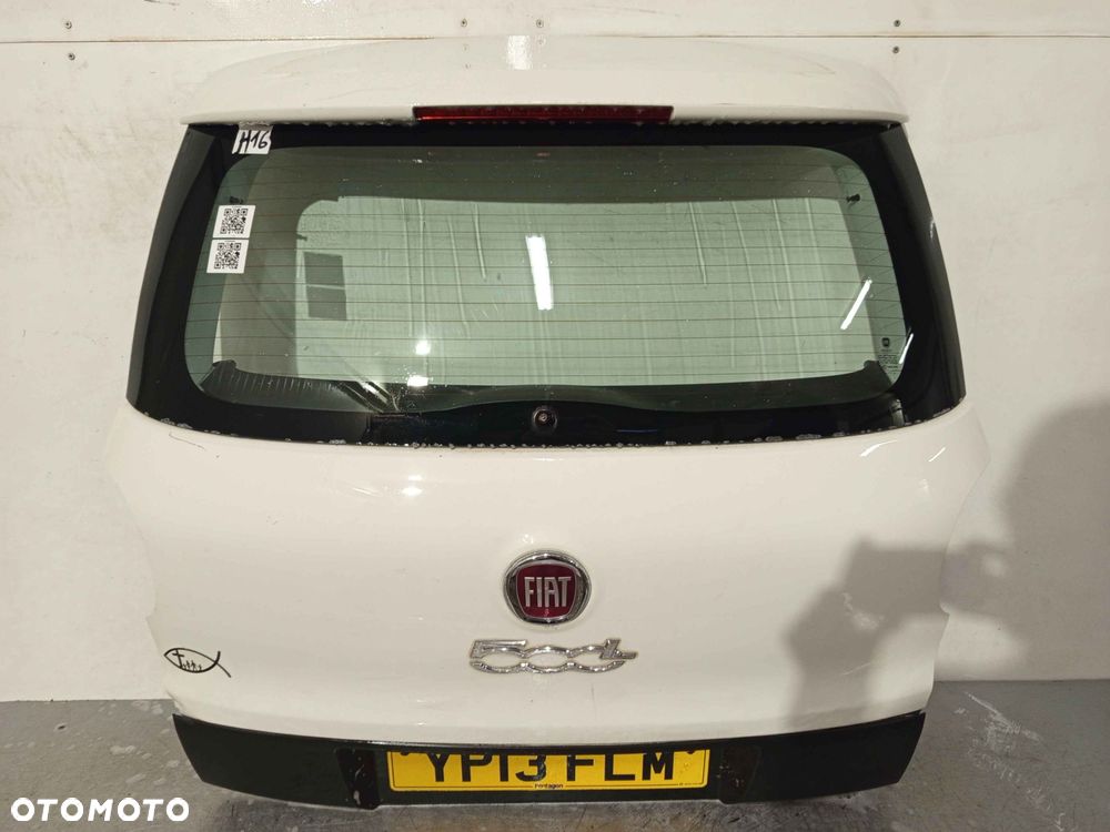 + KLAPA TYŁ TYLNA BAGAŻNIKA DO FIAT 500L 268/A BIAŁY - 1