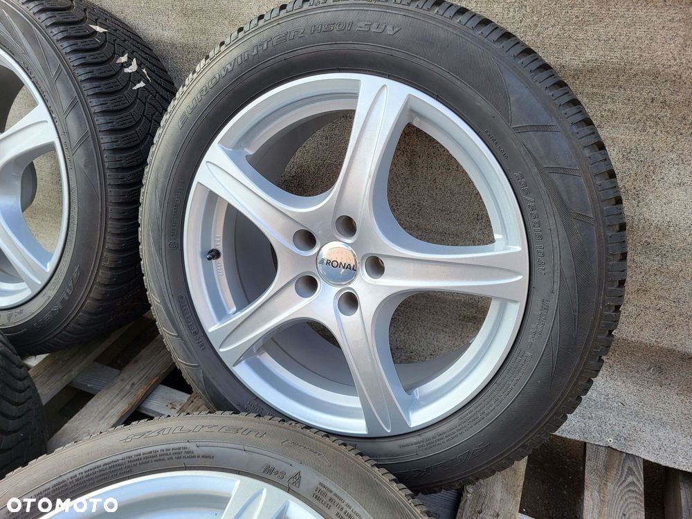 [K387] Koła zimowe VW 18 Cali 5x112 Falken 235/55/18 8mm ET35 - 5