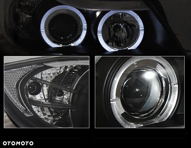 Lampy Reflektory BMW E90 E91 2005 -2008 Ringi LED Oświetl swoją drogę - 4