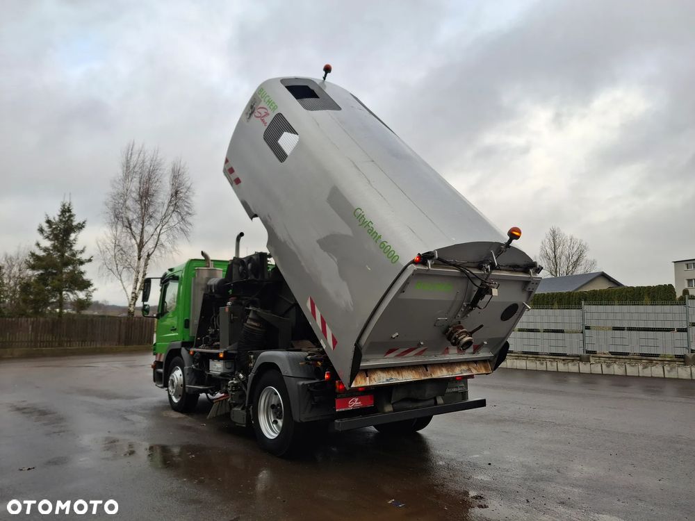 Mercedes-Benz Atego 1524 Zamiatarka BUCHER CityFant 6000 2 Silniki Szczotki L/R Obie Strony Karcher Wysokiego Ciśnienia Sprzątanie Zamiatanie - 18