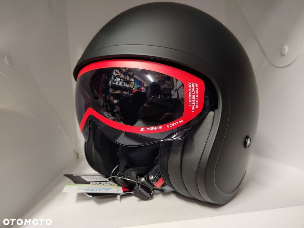 Kask LS2 OF599, otwarty z okularem na motocykl, skuter SPITFIRE, sklep - 1