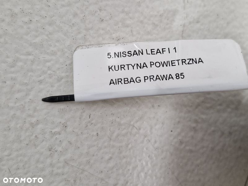 NISSAN LEAF I 1 KURTYNA POWIETRZNA AIRBAG PRAWA - 7