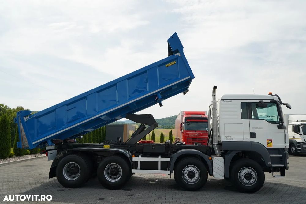 MAN TGS 35.360 / 8X4 / BASCULATOR 2 LATERAL / HIDROBRAT / GARNIER / AUTOMAT - 7