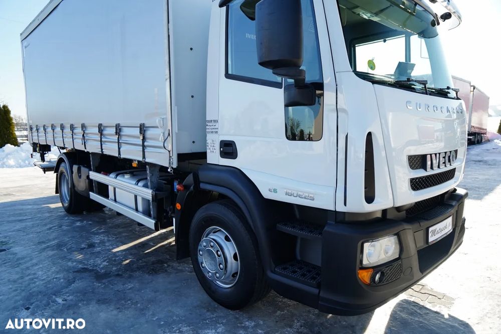 MAN EUROCARGO 160E25 E6 / CORTINĂ - 6 m / HAYON LATERAL / HAYON HIDRAULIC / AUTOMAT / - 9