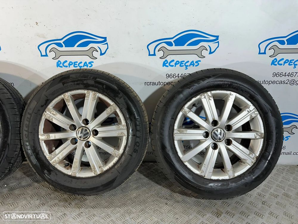 .Conjunto Jantes 15 Volkswagen 5x112 6.5J ET50 5K0601025J - 5