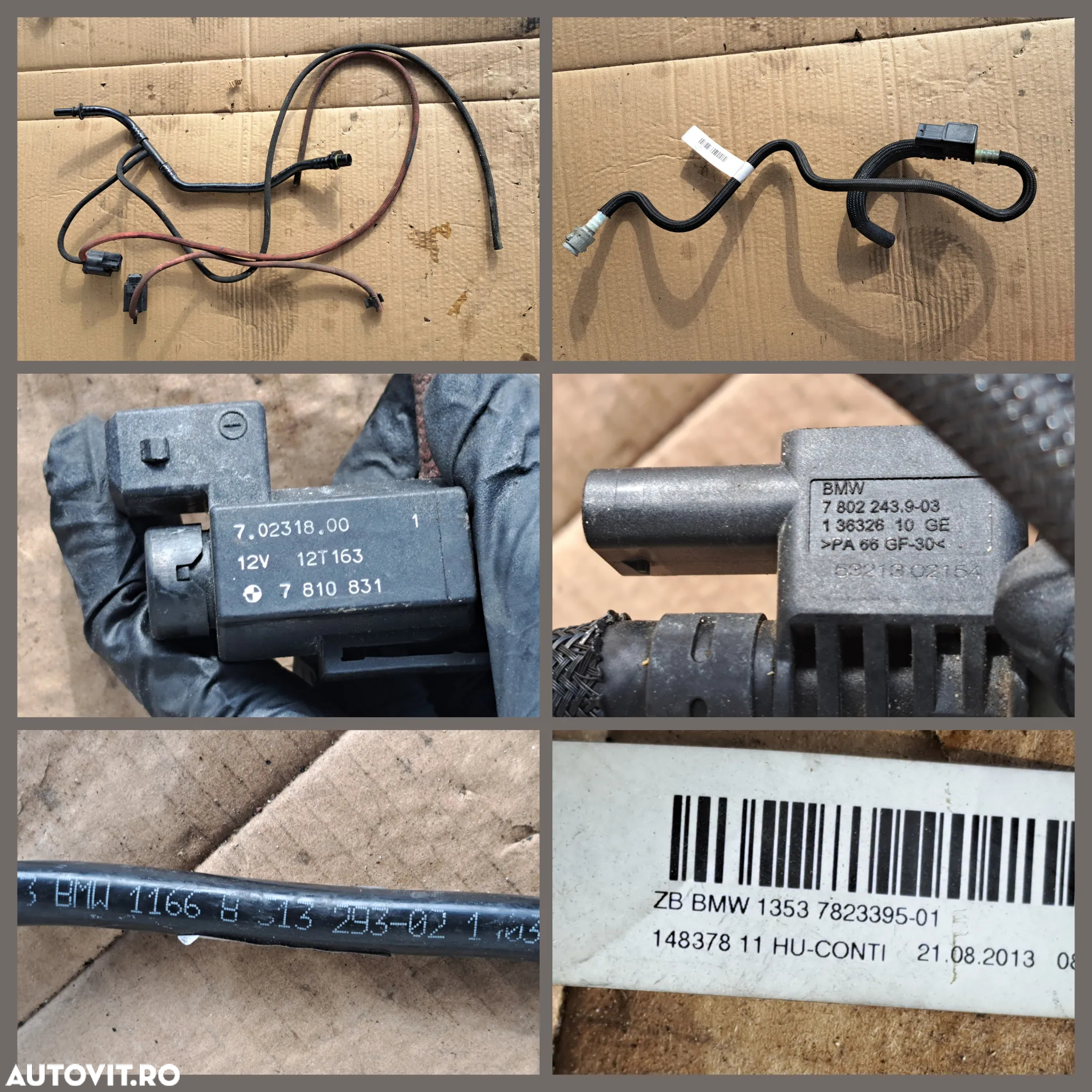 Anexe motor N57 6 pistoane instalatie electrica motor cablaj bujii incandescente supapa vacuum conducta vacuum combustibil joja ulei telescop capota - 4