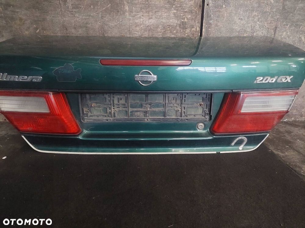 KOMPLETNY TYŁ KLAPA BAGAŻNIKA ZDERZAK LAMPY ALMERA N15 LIFT SEDAN DP1 - 11