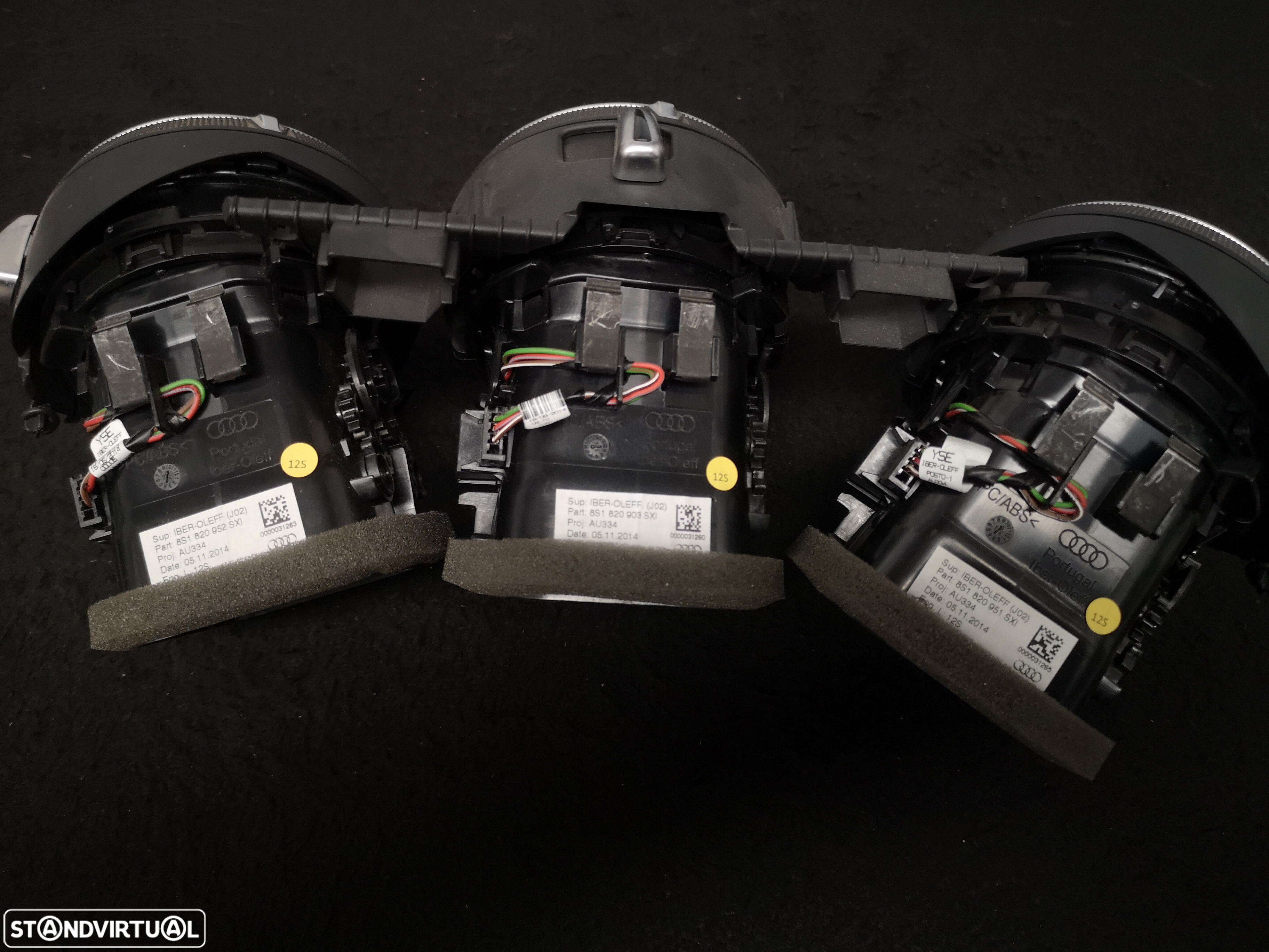 Grelha de sofagem central  Originais AUDI TT 8S 2016+ - 5