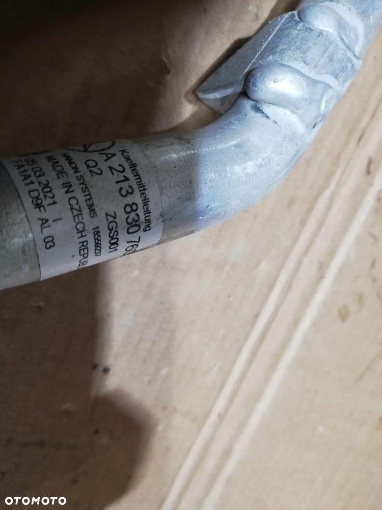PRZEWÓD RURKA WĄŻ KLIMATYZACJI MERCEDES E W213 A2138307602 - 3