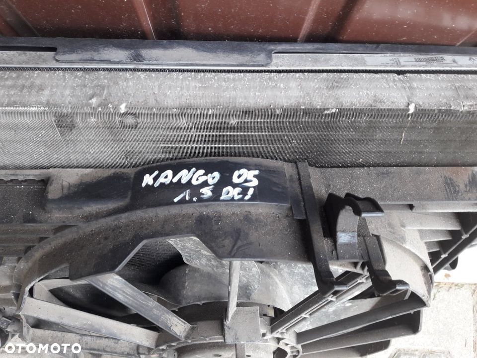 Komplet chłodnic Kango 1.5 DCI z wentylatorem  2004-2008 - 4