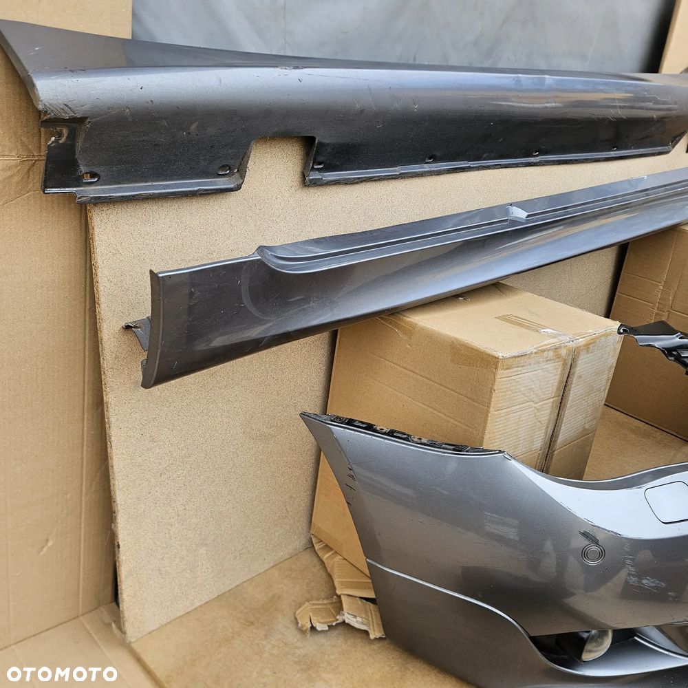BMW E60 M PAKIET ZDERZAK PRZEDNI PRZÓD TYLNY TYŁ PROGI KOMPLET SPACEGRAU WLOTY ABSORBER 7896582 - 7