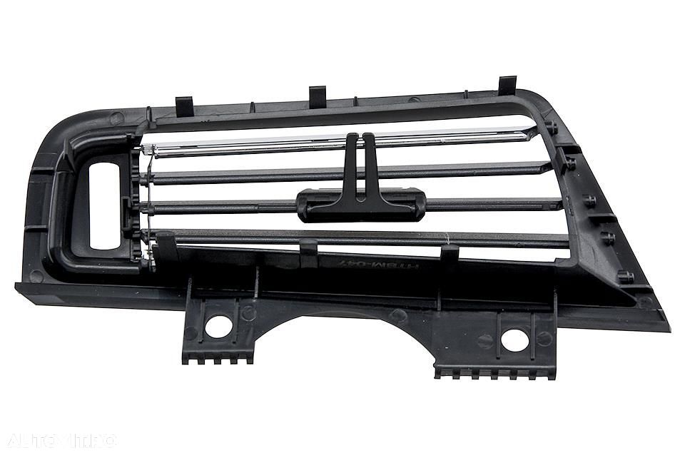 Grila ventilatie aer AC Bmw Seria 5 F10, F11, 2010-, Dreapta Cromat, NTY EZC-BM-047 - 3
