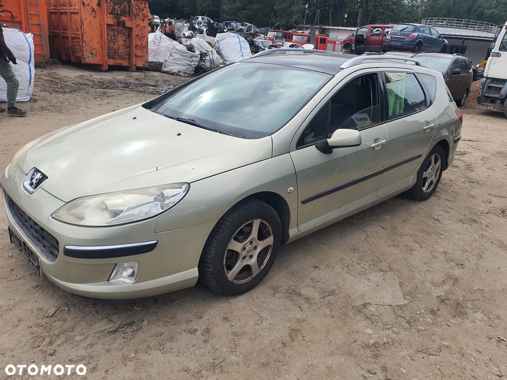 peugeot 407 kcvd maska zderzak lampa grill błotnik drzwi zbiornik paliwa szyba lusterko klamka klapa - 2