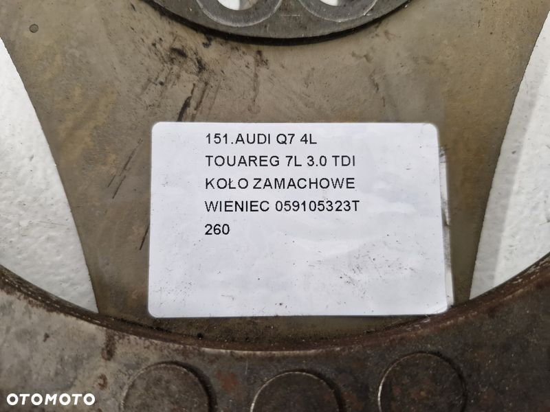 audi q7 4l touareg 7l 3.0 tdi koło zamachowe wieniec 059105323t - 3