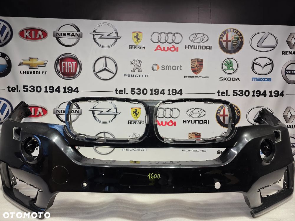 BMW X5 F15 13- ZDERZAK PRZEDNI PRZÓD NA SPRYSKI + 4xPDC , NR 51117294480 / 7294480 , NR AUKCJI NZ1600 - 1