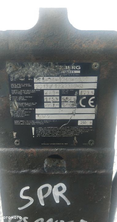 [135 , 40,5 , 57,5 , 5,5] WIDŁY HYDRAULICZNE ROZSUWANE WYSUWANE [OS 11005] JCB LINDE HYSTER MANITOU TOYOTA HYUNDAI - 8