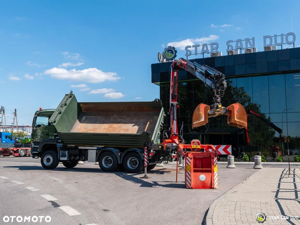 MAN TGS 35.480 6x6 PALFINGER PK 20002 HDS Chwytak Kosz Wywrotka - 10