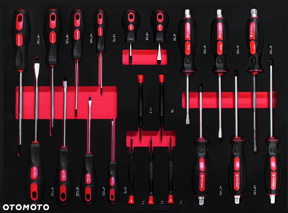 Wózek warsztatowy narzędziowy 12 szulad wyposażenie 471 elementów Kupczyk TOOLCAR 471B - 15