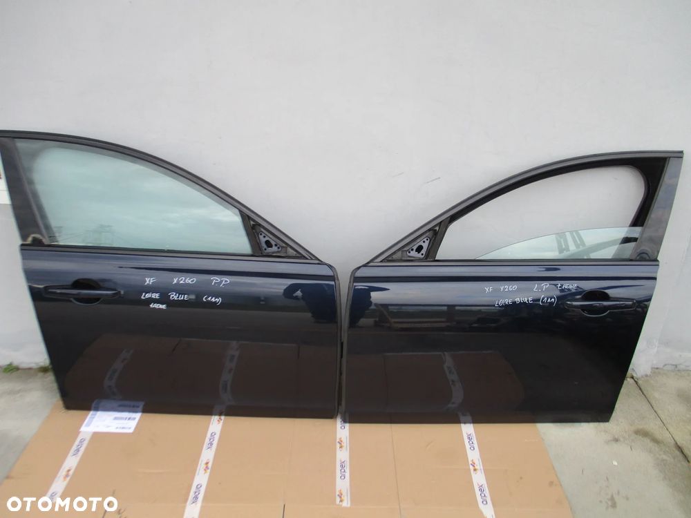JAGUAR XF X260 DRZWI LEWE PRAWE PRZÓD TYŁ SPORTBRAKE KOMBI LOIRE BLUE 1AM - 1
