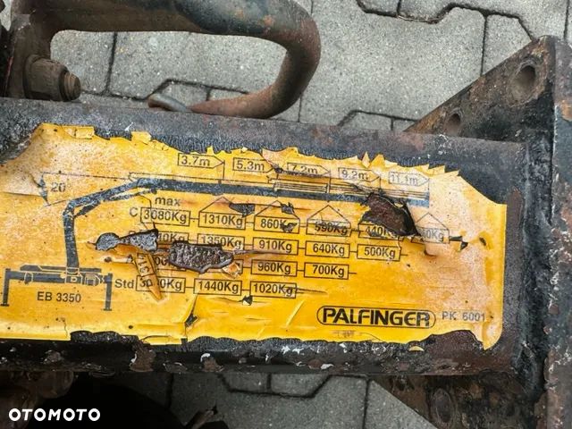 Palfinger HDS Palfinger PK6001 wyjscie na rotor - 7