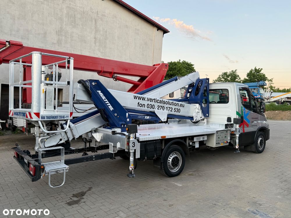 Iveco Podnośnik Koszowy Zwyżka 25 Metrów 12 w Bok! Multitel MX250 UDT!! 14tys Km 1200Mth! Jak Wumag Ruthamnn Gsr - 6