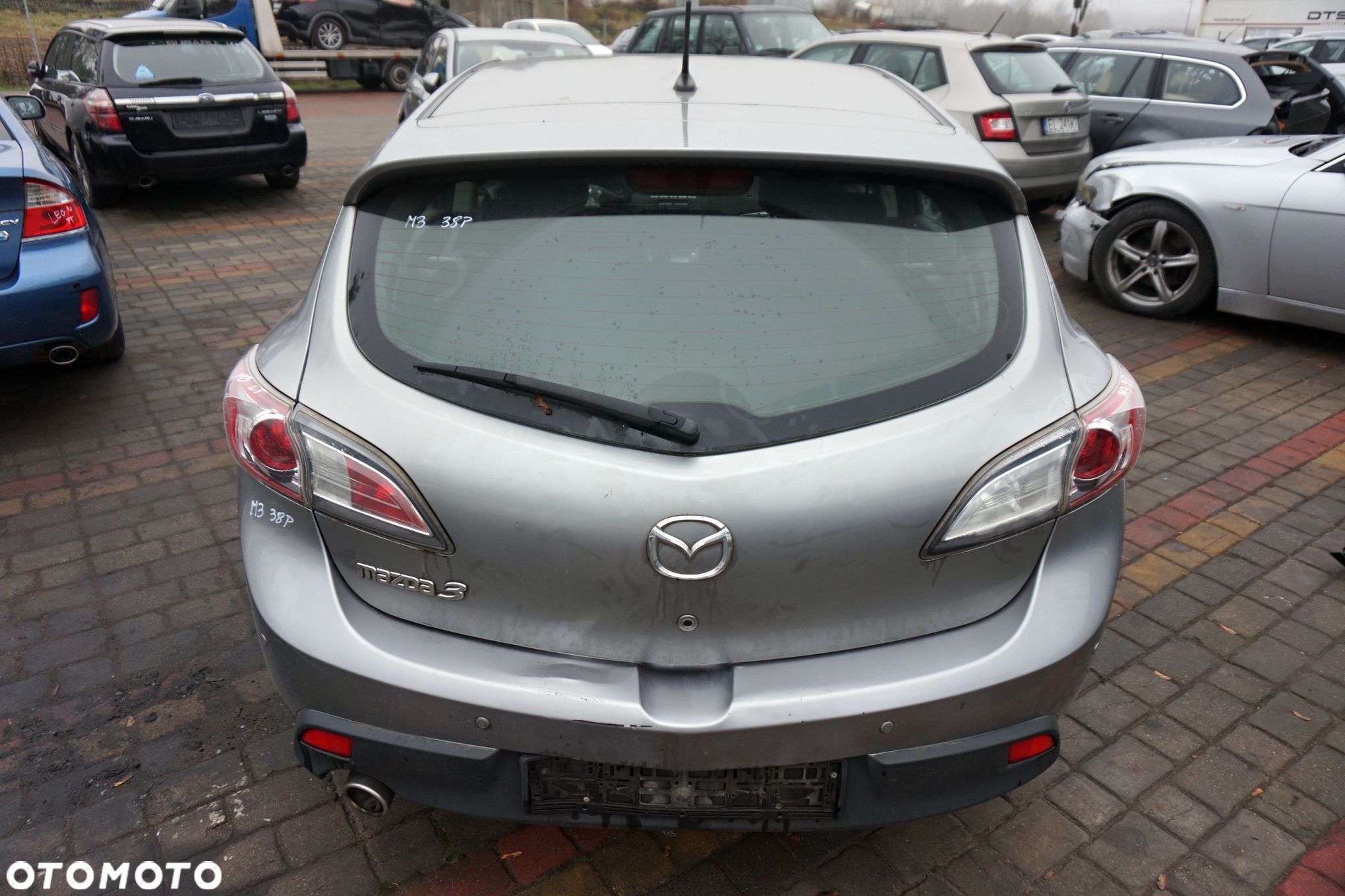 KLAPA BAGAŻNIKA TYLNA 3 II BL 5D HB 38P BBY9-62-02XC SREBRNY MAZDA 2009-2013 - 1
