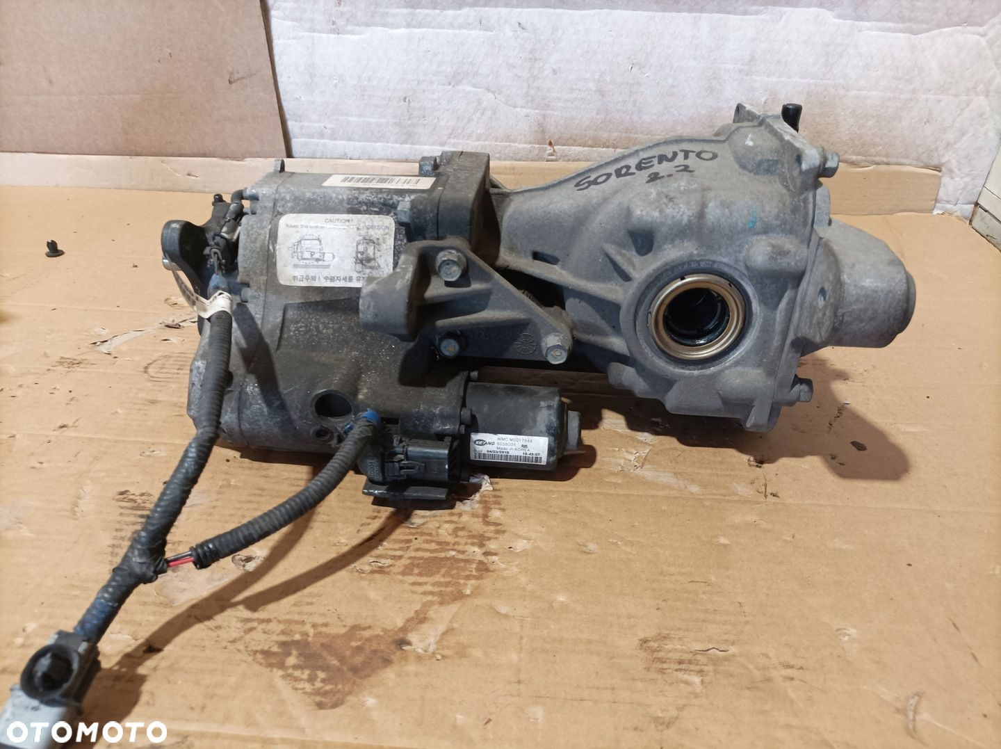 KIA REDUKTOR 4X4 MANUAL 2,2 TYŁ 8558001 WMC M0017948 - 2