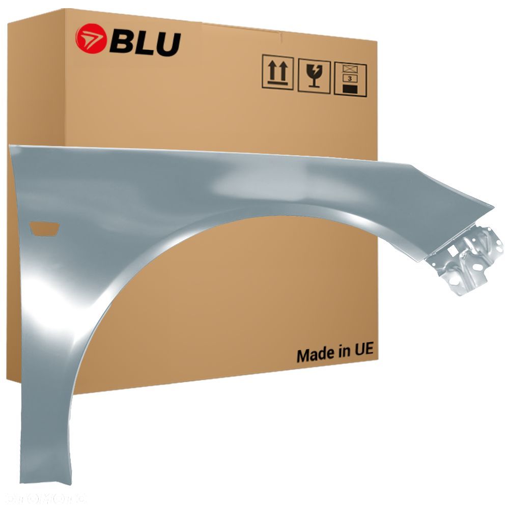 BLU Błotnik OPEL INSIGNIA G09 Z163 prawy srebrny 2008-2017 przód LichtSilber - 1