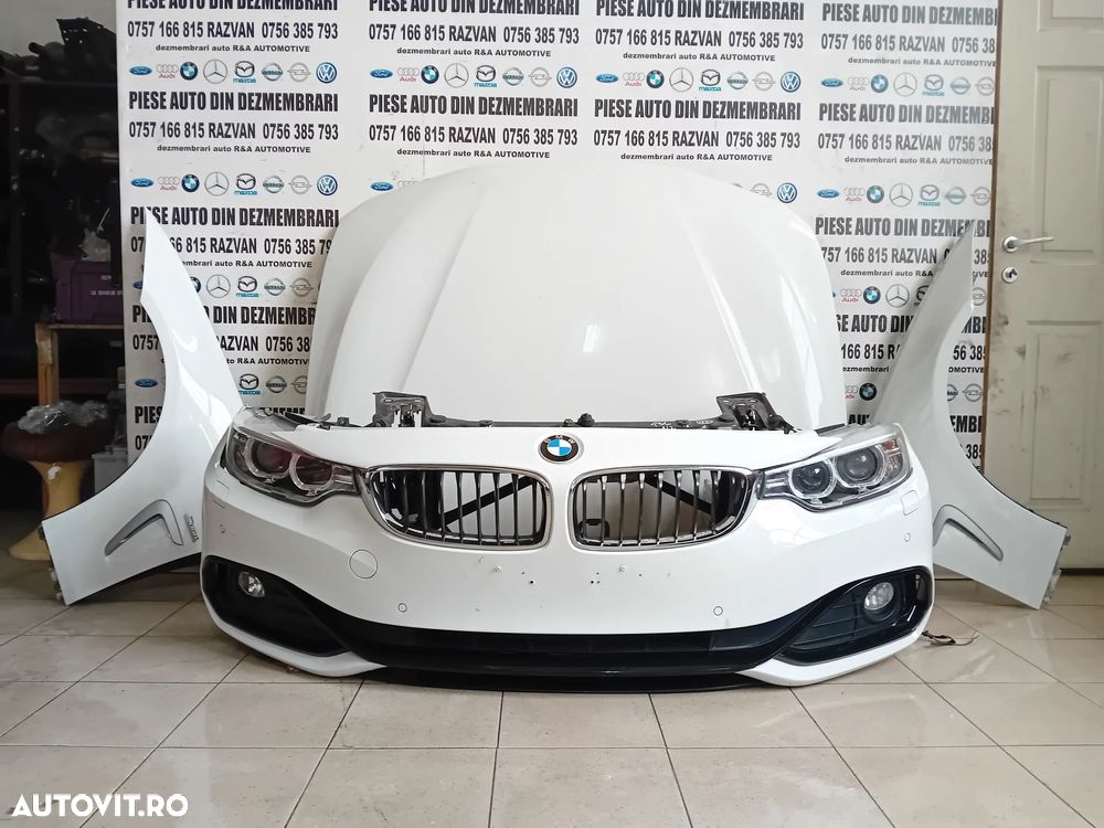 Fata Completa BMW F32 F33 F36 LCI 2017-2020 Sport Line Bara Capota Far Aripi - 7