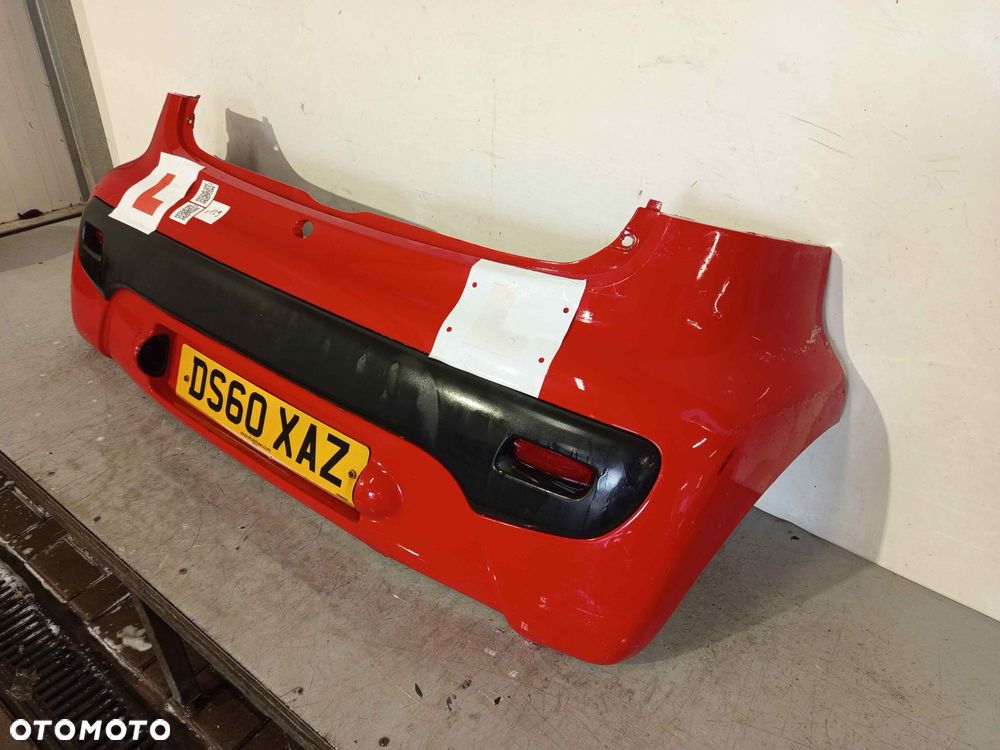 + ZDERZAK TYŁ TYLNY CITROEN C1 PEUGEOT 107 KKN CZERWONY - 2