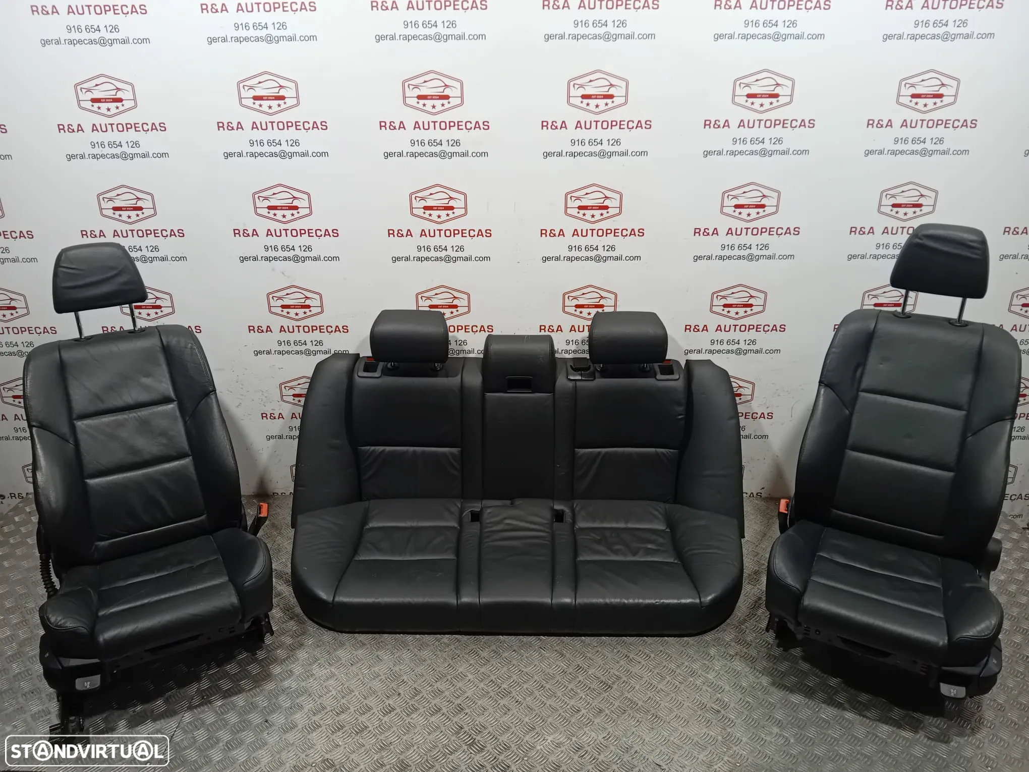 Conjunto de Bancos BMW Serie 5 E61 Pack M em Pele Original - 16