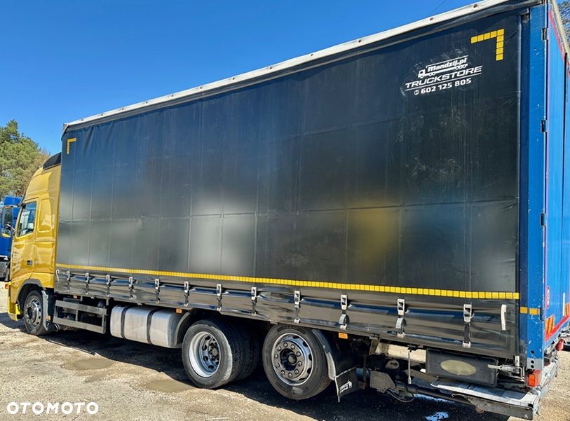 Volvo FH12 420 6x2 JUMBO OŚ PODNOSZONA ZABUDOWA FIRANKA DŁ:7.80m WINDA HYDRAULICZNA KLIMA 2xALUTANK I-SHIFT LODÓWKA 2006r WAGA:11087kg DMC:24000kg - 8