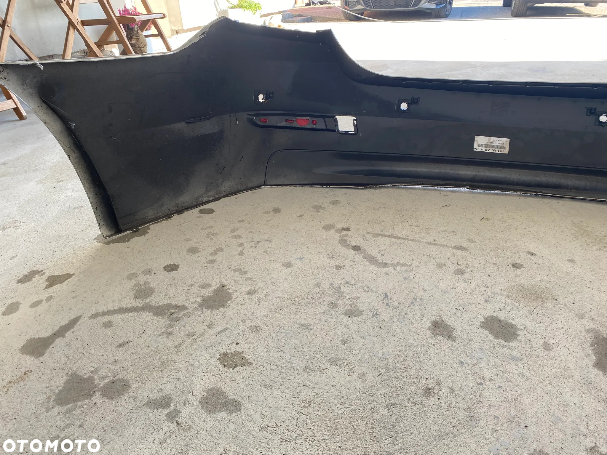 BMW 5 F10 LCI LIFT sedan zderzak tył tylny 7331593 - 6
