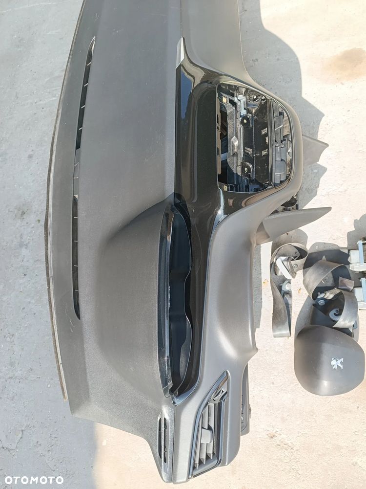 DESKA ROZDZIELCZA KONSOLA ZESTAW AIRBAG PODUSZKI PEUGEOT 208 2008 I - 9