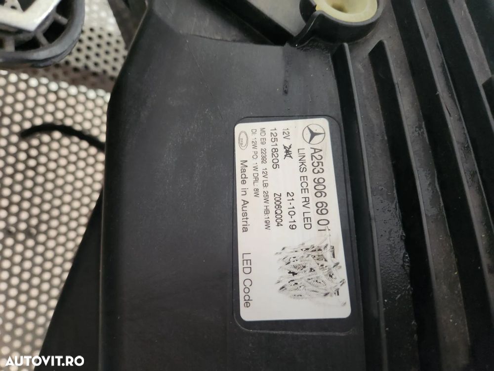 Faruri Far Stanga Dreapta Full Led Mercedes GLC W253 X253 Facelift Complete An 2019-2020-2021-2022 - 11