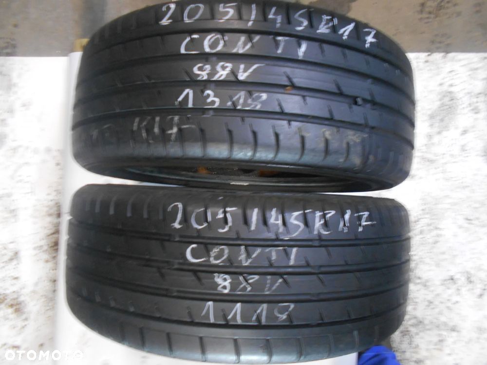 OPONY 205/45R17 CONTINENTAL CONTI SPORT CONTACT 5 DOT 1318 8MM - 1